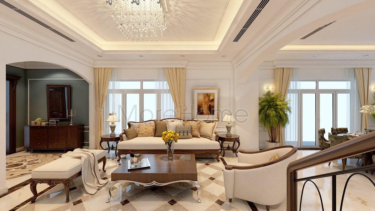 Thiết kế nội thất biệt thự The Venica Khang Điền